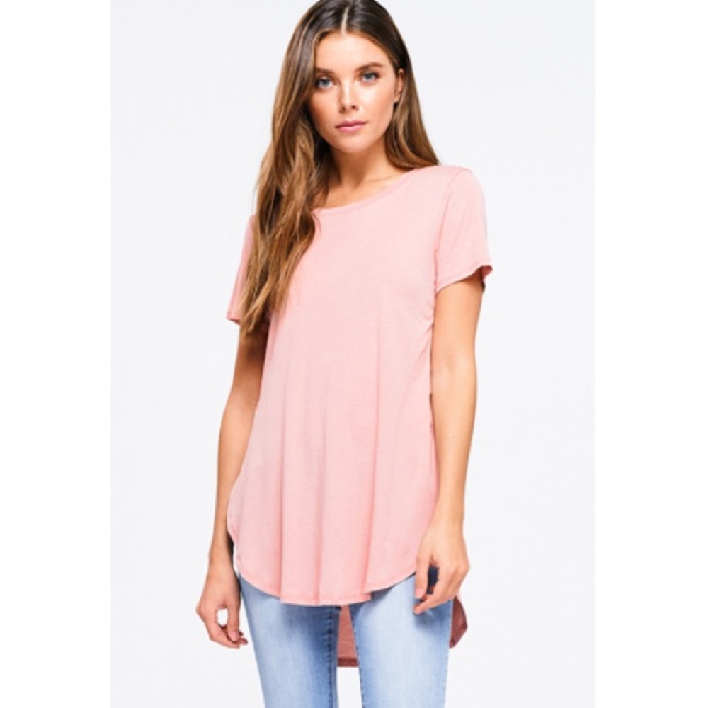 Side Slit Tee Tunic